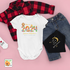 Gepersonaliseerde baby dieren cadeau geboren in 20 romper