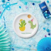 Gepersonaliseerde Baby Dinosaurs Papier Bord (Feest)
