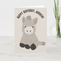 Gepersonaliseerde Baby Donkey Verjaardag