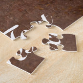 Gepersonaliseerde Baby Draak Lizard Jigzaag Puz Legpuzzel (Zijkant)