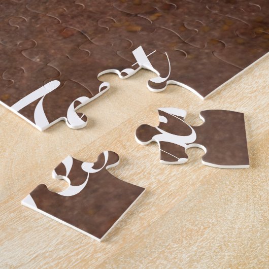 Gepersonaliseerde Baby Draak Lizard Jigzaag Puz Legpuzzel (Zijkant)