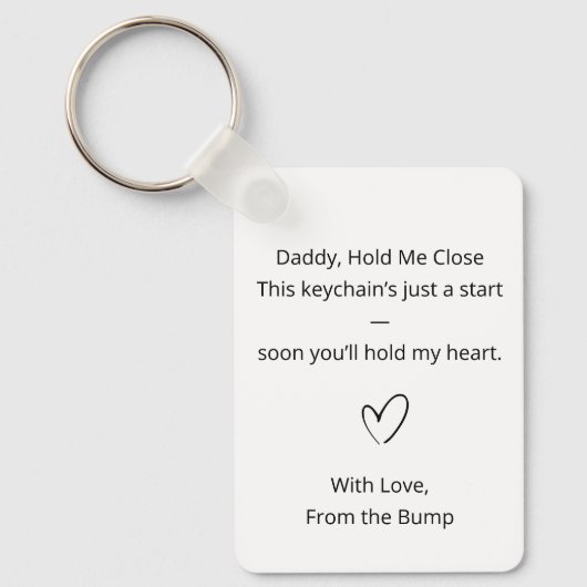 Gepersonaliseerde Baby-echo Sleutelhanger (Voorkant)