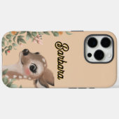 Gepersonaliseerde Baby Fawn Telefoon / iPad case (Achterkant (horizontaal))