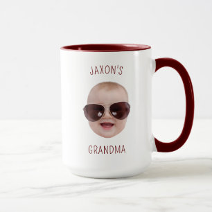 Gepersonaliseerde Baby Foto Baby Gezichtsgeschenk Mok