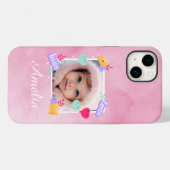 Gepersonaliseerde Baby Foto - Liefde, Kus, en Hart Case-Mate iPhone Case (Achterkant (horizontaal))