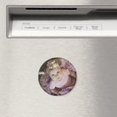 Gepersonaliseerde Baby fotomagneten Magneet (Insitu (Vaatwasser))