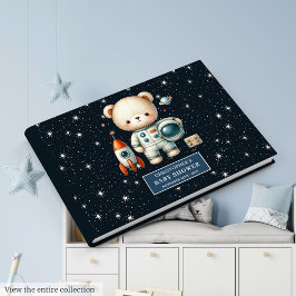Gepersonaliseerde Baby Gastboek Teddy Bear Astrona Gastenboek