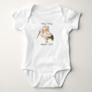 Gepersonaliseerde Baby Geboorte One Piece Bodysuit