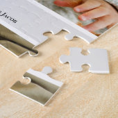Gepersonaliseerde Baby-geboorteaankondiging Legpuzzel (Zijkant)
