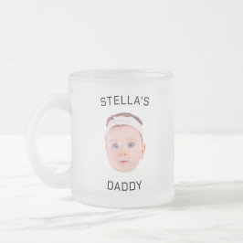 Gepersonaliseerde Baby Gezicht Foto Vader Gift Matglas Koffiemok