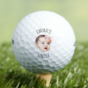 Gepersonaliseerde Baby gezichtsfoto voor nieuwe oo Golfballen