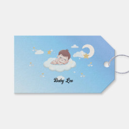 **🌙 Gepersonaliseerde Baby Gift Label Cadeaulabel