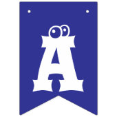 Gepersonaliseerde Baby Girl Verjaardag Vlaggetjes (Tweede vlag)