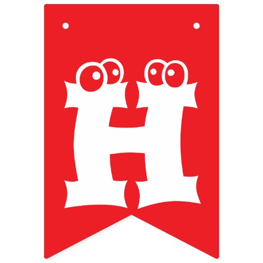 Gepersonaliseerde Baby Girl Verjaardag Vlaggetjes (Eerste vlag)