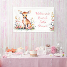 Gepersonaliseerde Baby Herten thema Baby shower