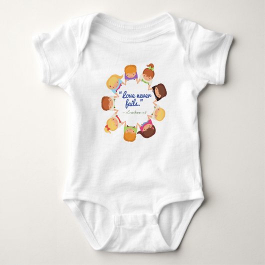 Gepersonaliseerde Baby Jersey Bodysuit (Voorkant)