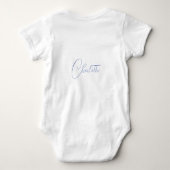 Gepersonaliseerde Baby Jersey Bodysuit (Achterkant)