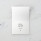 Gepersonaliseerde Baby jongen douche foto collage Bedankkaart (Binnen)