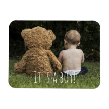 Gepersonaliseerde baby jongen en beer