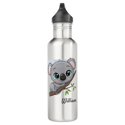 Gepersonaliseerde Baby Koala Waterfles (Rechts)