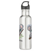 Gepersonaliseerde Baby Koala Waterfles (Voorkant)