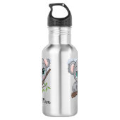 Gepersonaliseerde Baby Koala Waterfles (Achterkant)