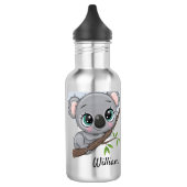 Gepersonaliseerde Baby Koala Waterfles (Links)