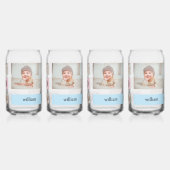 Gepersonaliseerde Baby & MAM Blikvorm Glas (Links)