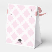 Gepersonaliseerde Baby Meisje Roze Doop dank u Bedankdoosjes (Achterkant)