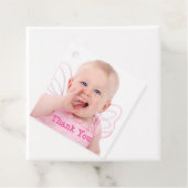 Gepersonaliseerde Baby Meisje Verjaardag Bedankt Bedankjes Labels (In situ)