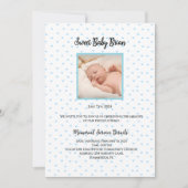 Gepersonaliseerde Baby Memorial Service Uitnodigin Aankondiging (Voorkant)