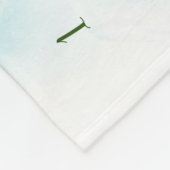 Gepersonaliseerde Baby mijlpaal Fleece Deken (Hoek)