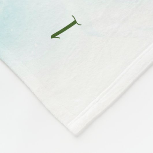 Gepersonaliseerde Baby mijlpaal Fleece Deken (Hoek)