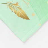 Gepersonaliseerde Baby mijlpaal Fleece Deken (Hoek)