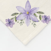 Gepersonaliseerde Baby mijlpaal Fleece Deken (Hoek)