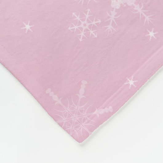 Gepersonaliseerde Baby mijlpaal Fleece Deken (Hoek)