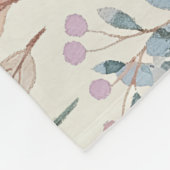 Gepersonaliseerde Baby Milestone Deken Meisje Bloe (Hoek)