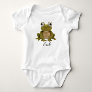 Gepersonaliseerde Baby odysuit, haakkikker Romper