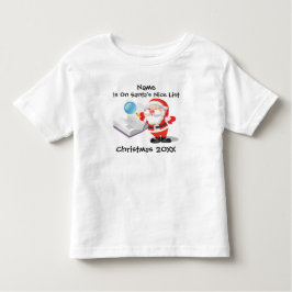 Gepersonaliseerde Baby of Peuter Kerstmis Kinder Shirts