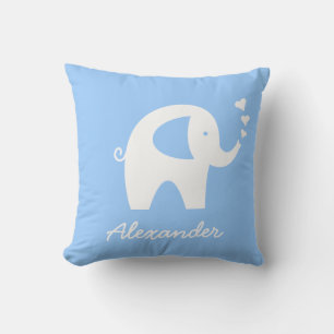 Gepersonaliseerde baby olifant gooit kussens Bla
