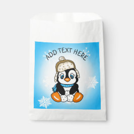 Gepersonaliseerde Baby Penguin Favors Bedankzakje