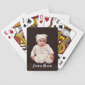 Gepersonaliseerde Baby Photo Poker kaarten (Achterkant)