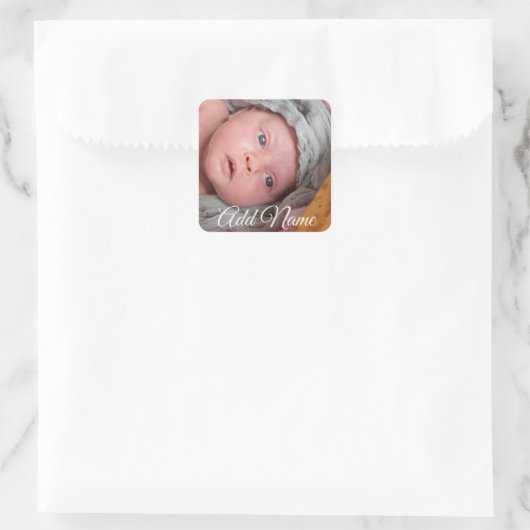 Gepersonaliseerde Baby Photo Stickers (Tas)