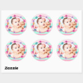 Gepersonaliseerde Baby Photo Stickers (Vel)
