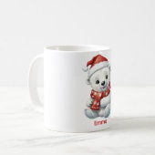 Gepersonaliseerde Baby Polar Beer Kinder Mok (Voorkant links)