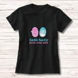 gepersonaliseerde baby schoenen geslacht onthullen t-shirt<br><div class="desc">Leuke baby schoenen voor de perfecte gender reveal party.</div>