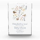 Gepersonaliseerde Baby shower Keepskae Fotoblokken (Voorkant)