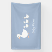 Gepersonaliseerde Baby shower Party Sign Banner (Verticaal)