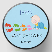 Gepersonaliseerde Baby shower Sticker