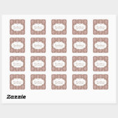 Gepersonaliseerde Baby shower Sticker (Vel)
